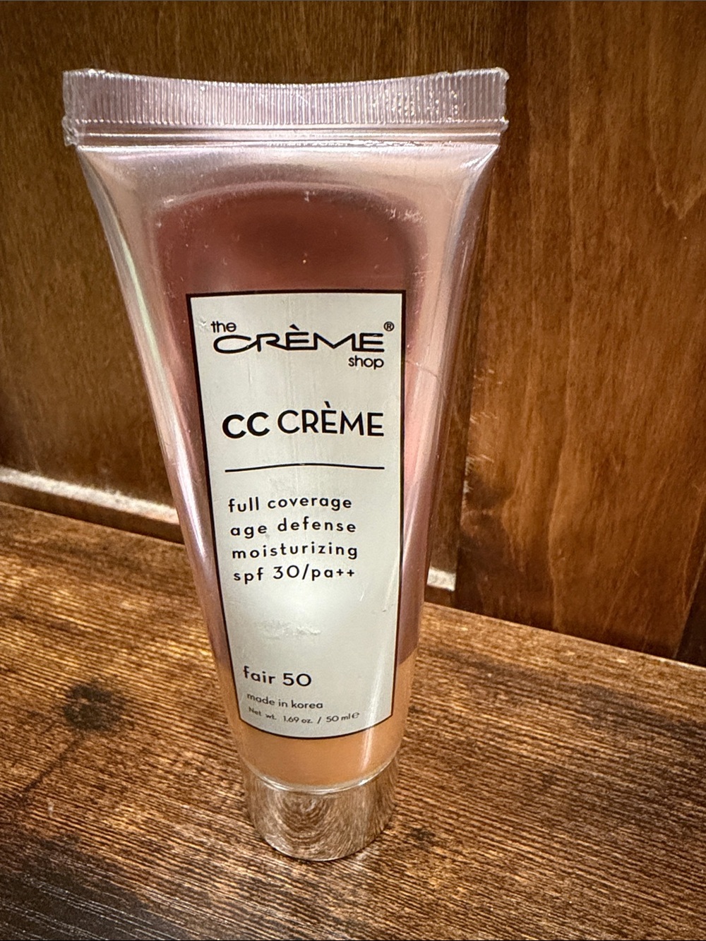 The Crème Shop CC Crème Moisturizer SPF 30 - Fair 50 (Pink Beige)